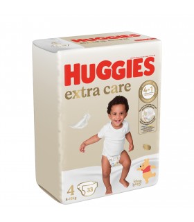 Huggies - Extra Care 4 (8-16kg), 33buc