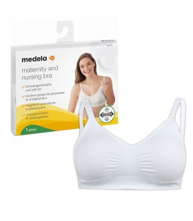 Medela ― Lenjerie - Sutien pentru alaptare L (alb)