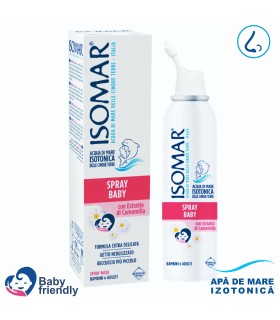 ISOMAR BABY - Spray nazal cu apa de mare izotonica si musetel, 100ml, 12+