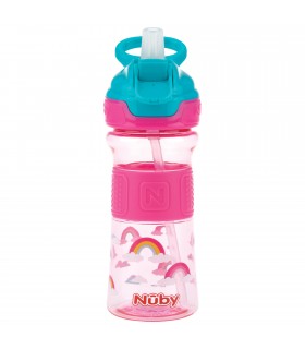 Nuby -  Tritan - Pahar cu mustiuc din silicon si maner,360ml, 36luni+