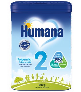 Humana 2 Probalance - Lapte formula de continuare , 800g, 6luni+