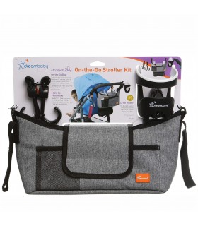 Dreambaby - Set carucior 3in1 – geanta, 2 carlige, suport băuturi