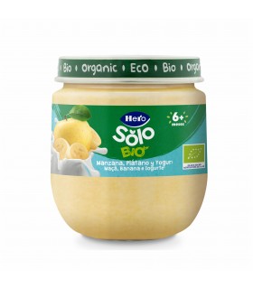 HERO SOLO - IAURT, MERE, BANANE, ECO, 120G, 6luni+