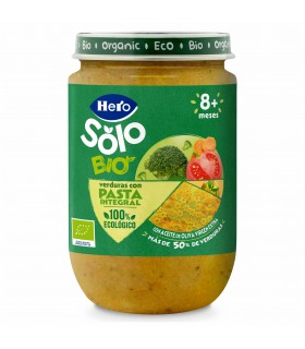 Hero Solo - Meniu ecologic (BIO) cu dovleac, cartofi, mazare, brocoli, 190g, 6luni+