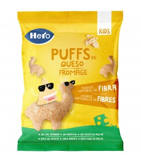 HERO KIDS - PUFFS – Snack cu brânză, 3 ani +, 12g