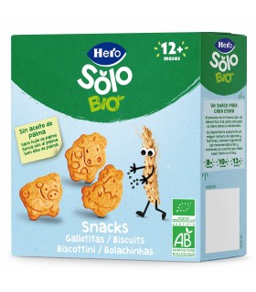 Hero Solo - Biscuiti ecologici(BIO) in forma de animale, 100g, 12luni+