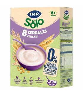 HERO BABY - 8 CEREALE, 340G, 6luni+