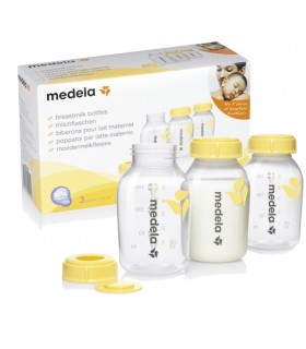 Medela Set 3 biberane,150ml (fara tetine)