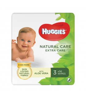 HUGGIES ALOE EXTRA CARE TRIO 56X3