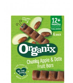 ORGANIX - BATOANE ECOLOGICE (BIO) DIN CURMALE SI MERE 6X17G, 12luni+