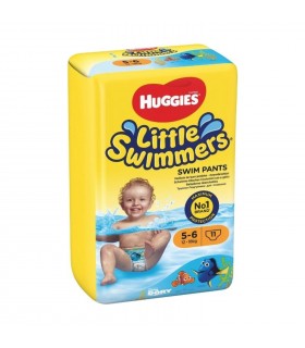 HUGGIES - LITTLE SWIMMERS - C. IMP. COPII - 5-6 - 11-18 KG - 11