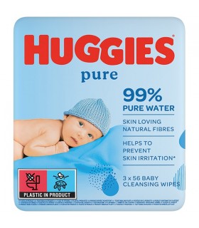 HUGGIES PURE TRIO 56X3