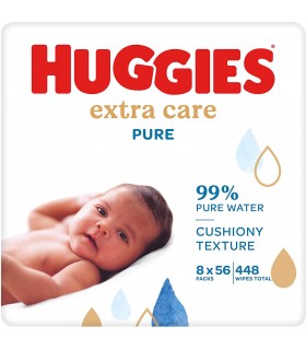 HUGGIES PURE EXTRA CARE TRIO 56X3