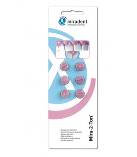 Miradent - MIRA 2-TON -TABLETE PT.CONTROLUL PLACII BACTERIENE, 6 tablete