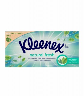 KLEENEX - Natural Fresh - Servetele faciale familiale - ct x 72 -3 str