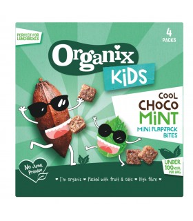 ORGANIX KIDS - CHOCO MINT - CUBULETE ECOLOGICE (BIO) MOI DIN OVAZ INTEGRAL CU CACAO SI MENTA 4X23G, 3 ANI+