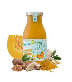 Supa crema BIO de dovleac cu curry, 6 luni+