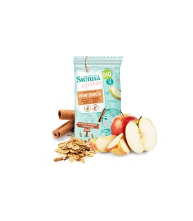 Snack raw vegan BIO cu mar si scortisoara, 3 ani+