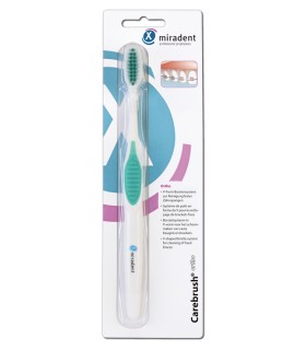 Miradent Carebrush® ortho – Periuta de dinti pentru purtatorii de aparate dentare fixe