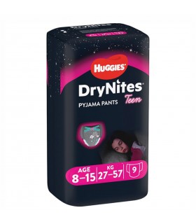 HUGGIES - DRYNITES GIRL 8-15 ANI (27-57 KG) - CHILOTEI DE NOAPTE