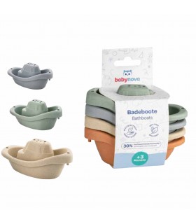 Baby Nova - Set 4 barcute pentru baie, 3 luni+