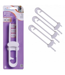 Dreambaby - Sigurante culisante pt. protectii usi dulap set x 3 buc